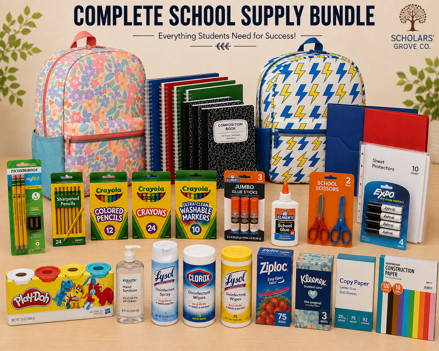 School Supply Bundle (K3-Kindergarten)