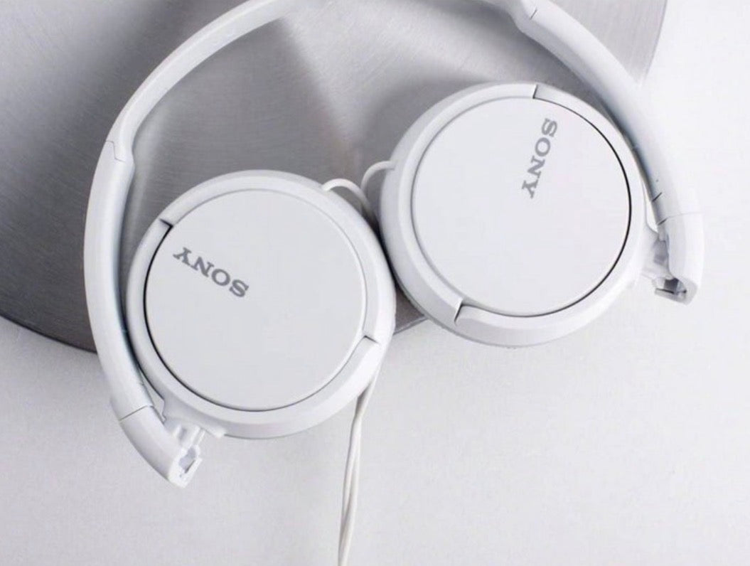 Sony ZX Series Wired On Ear Headphones - White