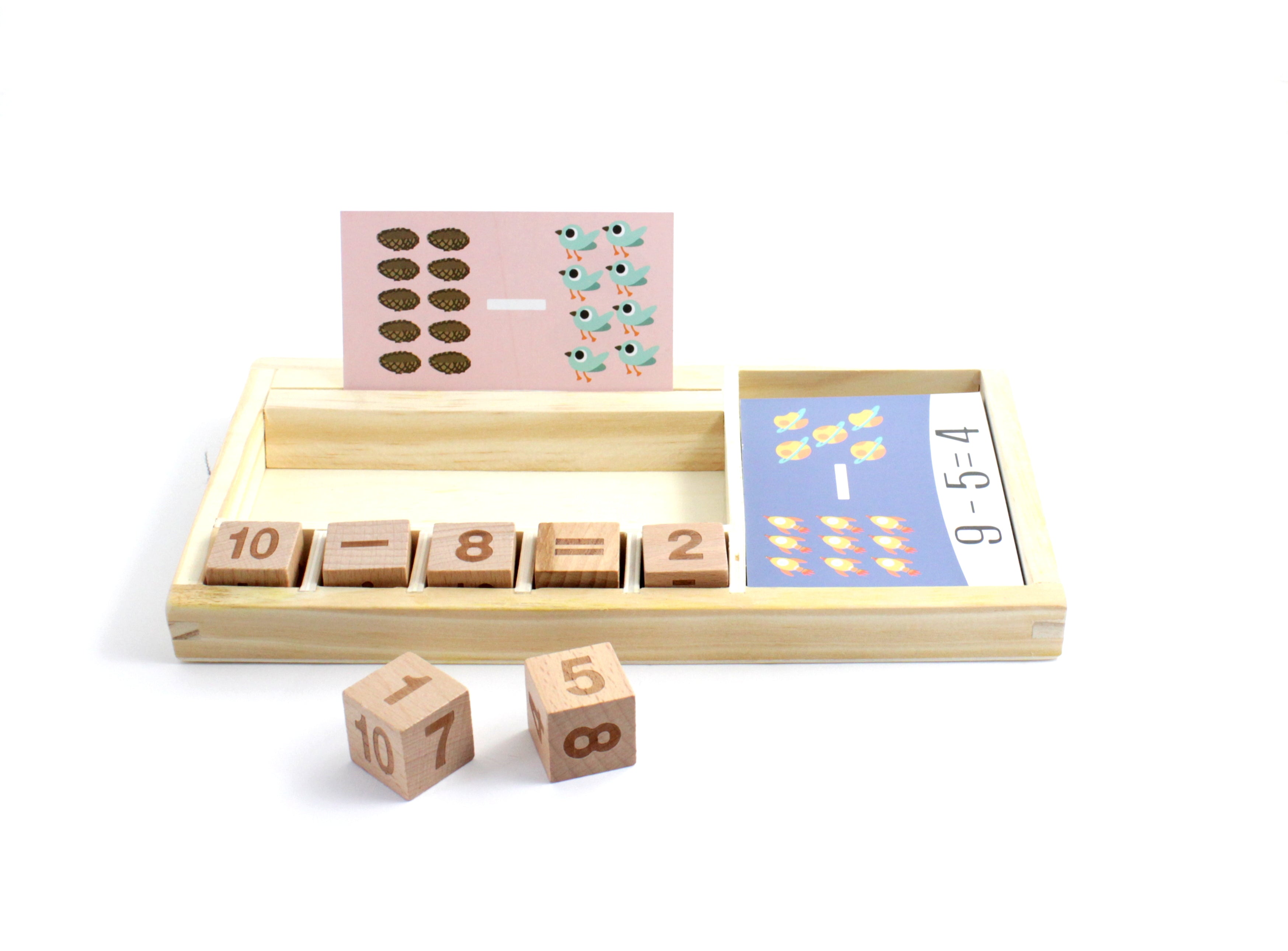 Wooden Cardboard for Children Math Learning