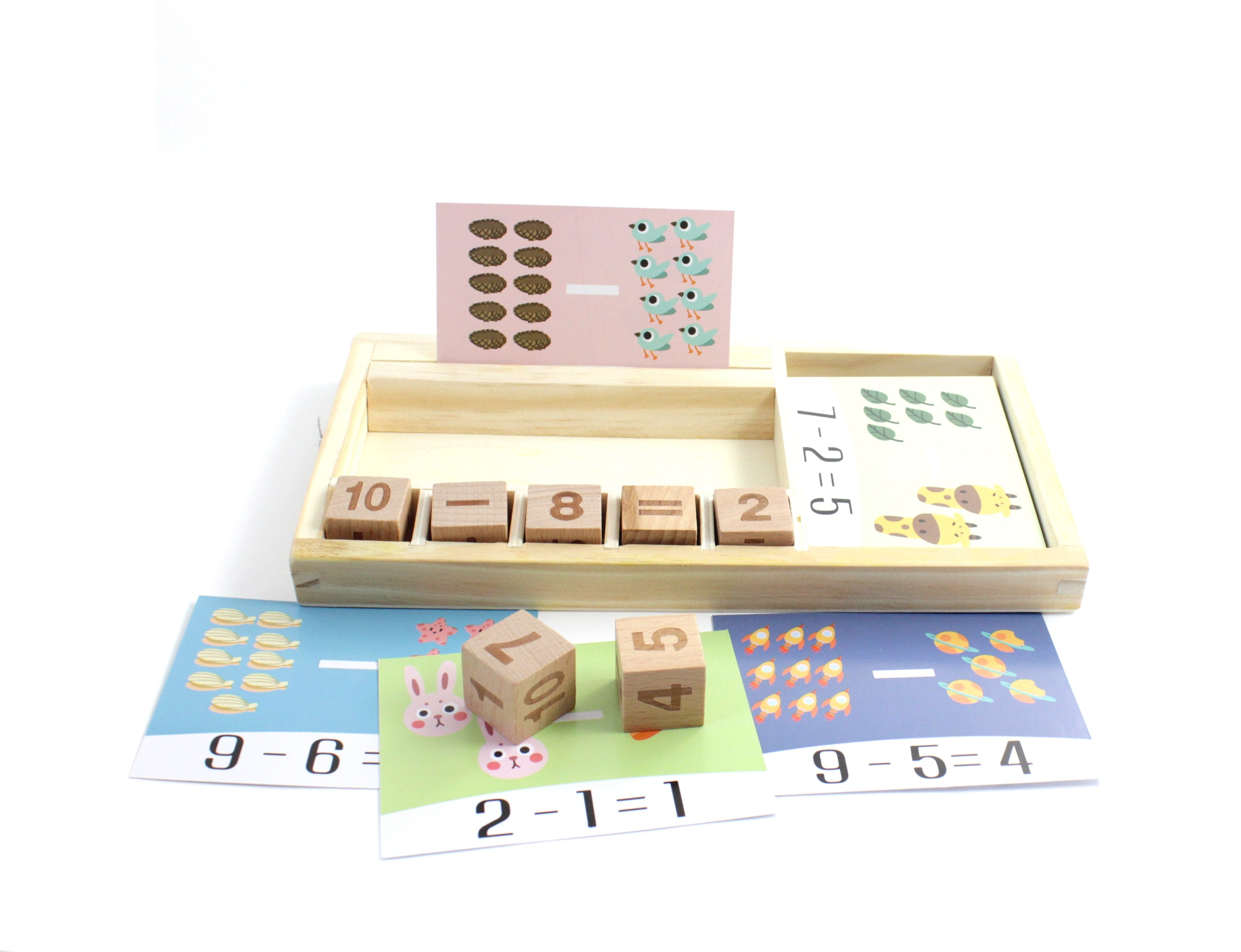 Wooden Cardboard for Children Math Learning