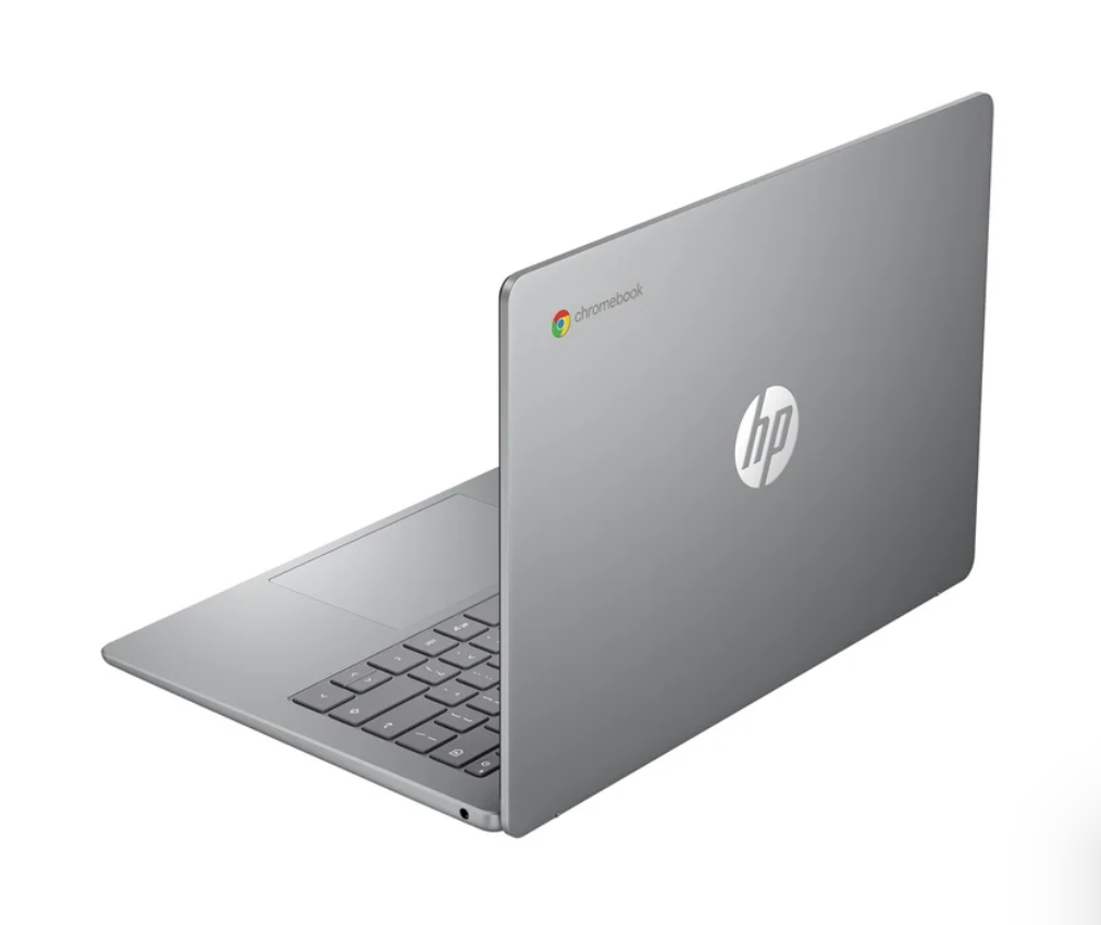 HP Chromebook 14 inch Laptop PC 2K IPS Chrome OS Intel N150 4GB 128GB UFS Meteor Silver with Gemini