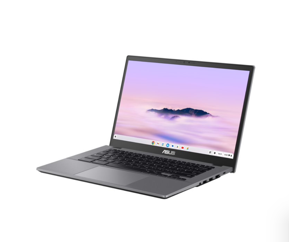 ASUS Chromebook Plus CX34 14 inch Touch Laptop with Google AI Intel Core i3-1315U 8GB RAM 128GB UFS Gray