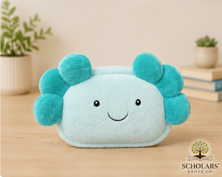 Axolotl Plush Pencil Pouch