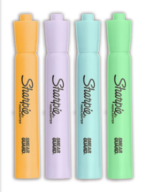 Sharpie Pastel Highlighters - 4 pc.