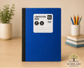 Blue Composition Book (5-pack) Wide-Ruled