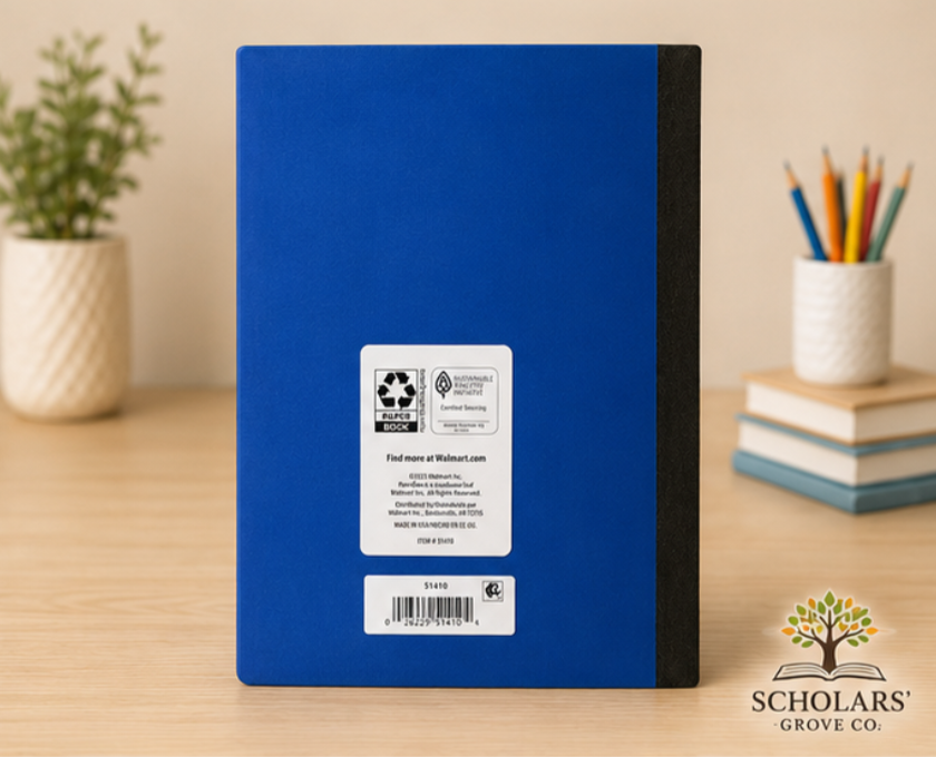 Blue Composition Book (5-pack) Wide-Ruled