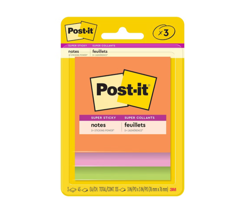 Post-it Lined Sticky Notes (3x3)