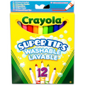 Crayola 7509 Lemosható vastag filctoll - Vegyes színek (12db)