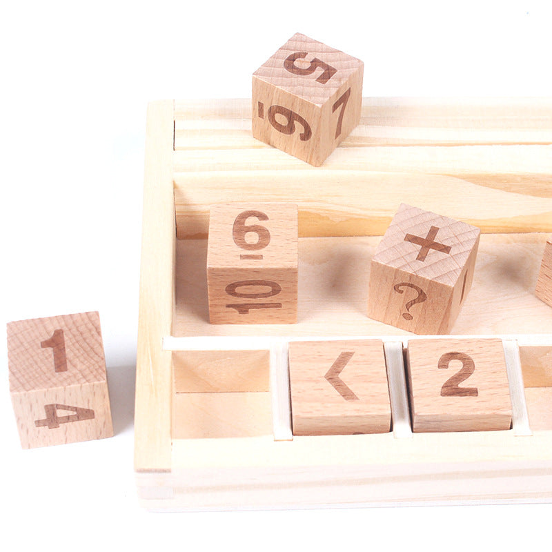 Wooden Cardboard for Children Math Learning